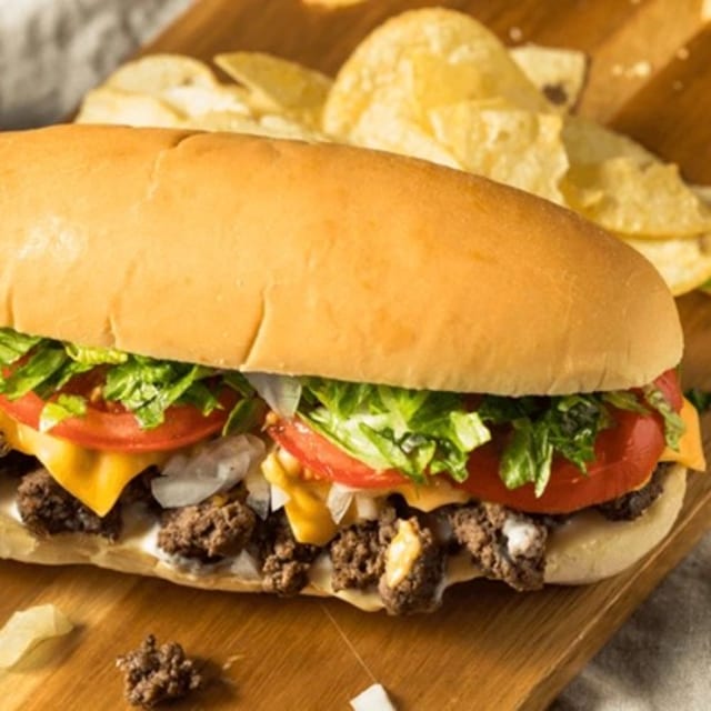 Chopped Cheese Sub.