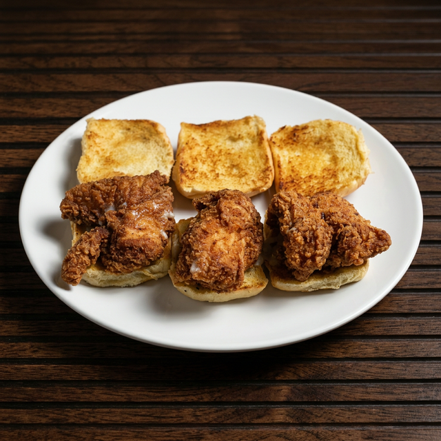 House Sliders Boneless Chicken.