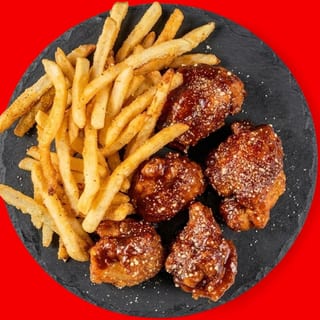5 Pc Boneless Wings W/ Fries